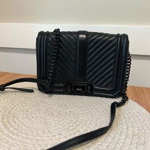 Rebecca Minkoff Chevron Quilted Small Crossbody Bag